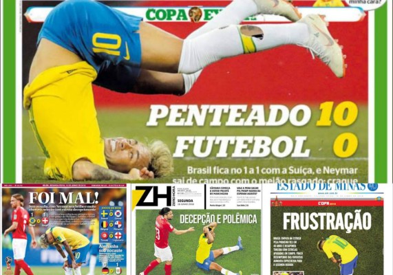 Ni el peinado de Neymar se salva del enojo brasileño