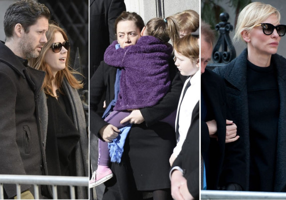 Amy Adam, la familia de Philip Seymour Hoffman y Cate Blanchett.