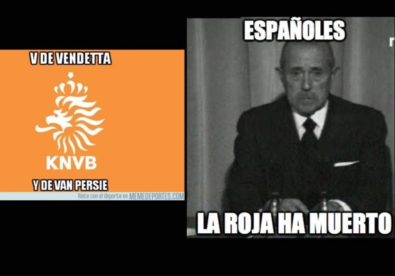 Van Persie y Robben le dan a España su viernes 13 (memes)