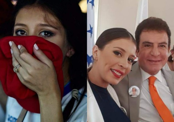 Iroshka Elvir afectada por gases lacrimógenos durante marcha de la resistencia  