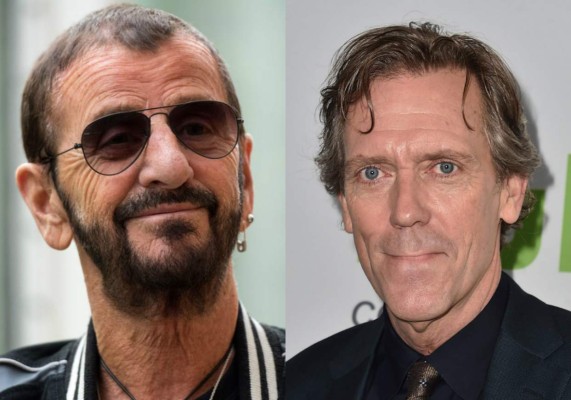 Ringo Starr y Hugh Laurie condecorados por la reina Isabel II