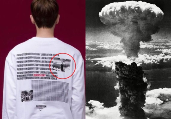 BTS ofende con camiseta de la bomba atómica