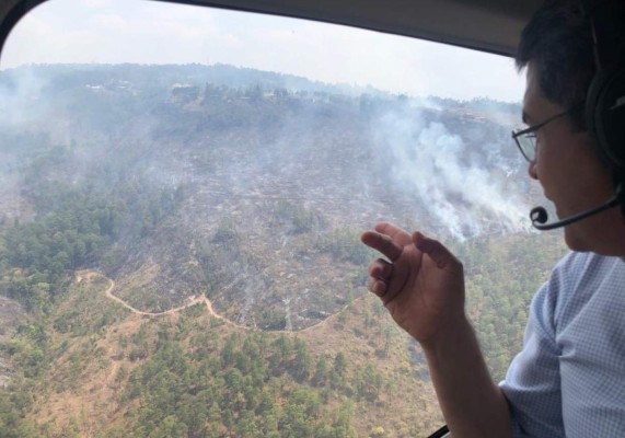 Juan Orlando Hernández: 'Incendios son provocados por criminales'