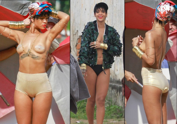 Rihanna sube la temperatura en Brasil