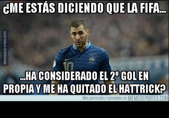 Memes del partido de Honduras-Francia critican gol de la Fifa