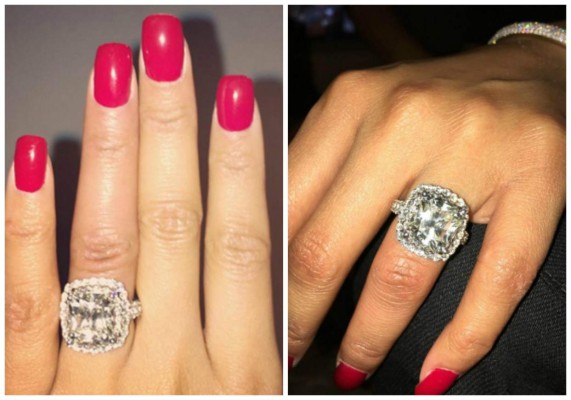 Nicki Minaj muestra su impresionante anillo de compromiso  