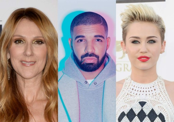 Celine Dion, Drake y Miley Cyrus llevan su música a los premios Billboard  