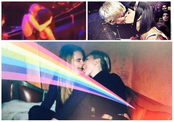 Miley Cyrus besa a rapera Brooke Candy