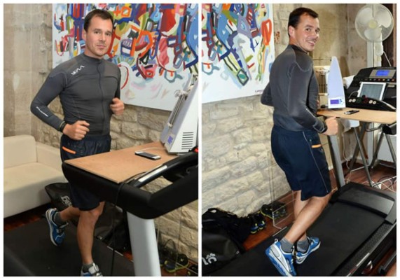 Francés pasa seis días y seis noches corriendo sobre una cinta caminadora