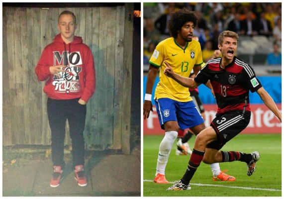 Un aficionado atina el resultado 1-7 de Alemania a Brasil