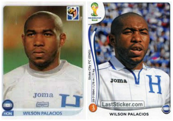 El antes y el después de los jugadores en las vistas del álbum Panini