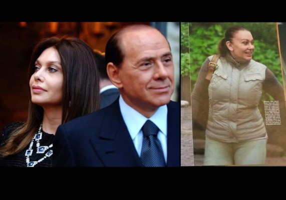 Berlusconi se venga de su ex con fotos que la muestran con sobrepeso