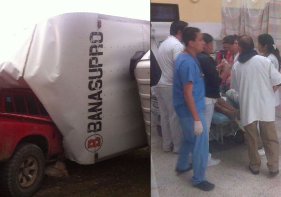 Choque deja 2 muertos y 8 heridos en el occidente de Honduras