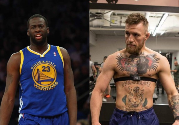 Conor McGregor es enfrentado por jugador de los Warriors&nbsp;&nbsp;