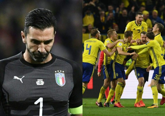 Italia cae ante Suecia y complica su clasificación a Rusia