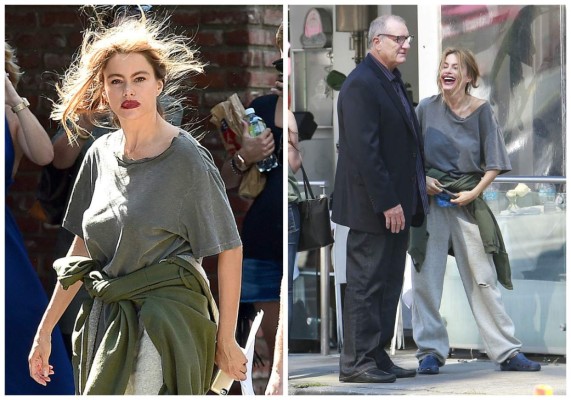 Sofía Vergara impacta con desaliñado look