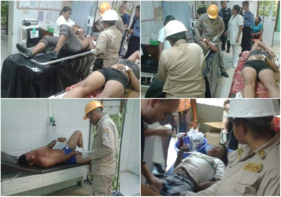 Una motocicleta embiste a cinco personas en la ciudad de Yoro