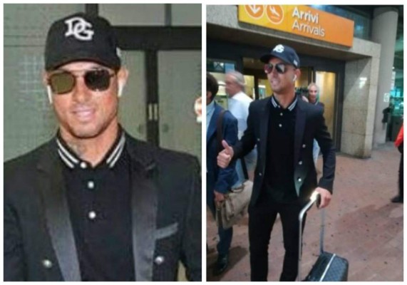Falso Cristiano Ronaldo causa furor en aeropuerto de Turín