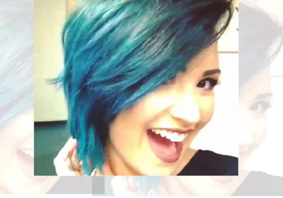 Demi Lovato tiñó nuevamente su cabello