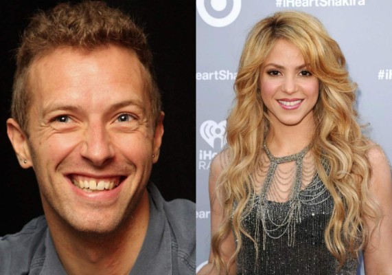 Chris Martin lo mueve al ritmo de Shakira  