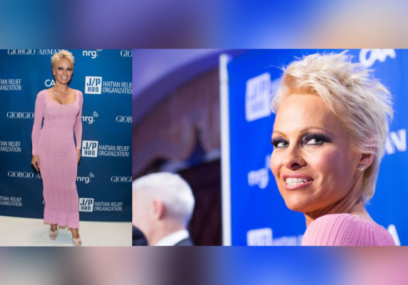 Pamela Anderson cambia de look y se casa con su ex