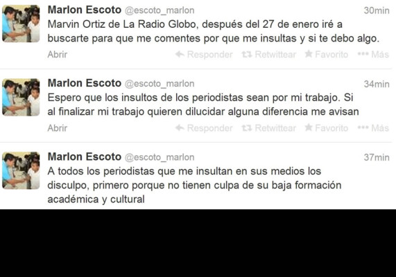 Ministro de Educación de Honduras explota en Twitter por supuestos insultos