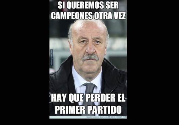 Los memes de la goleada de Holanda contra España.