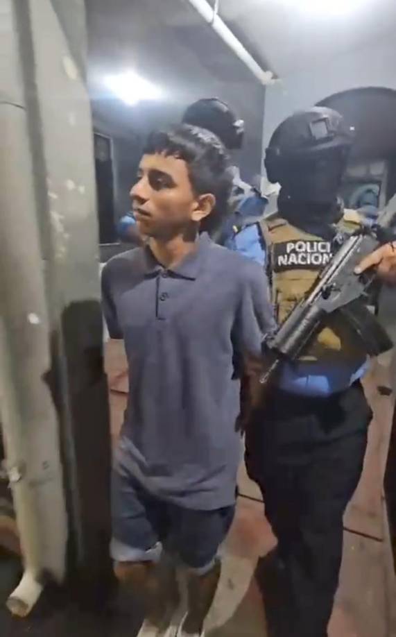  El detenido, de 24 años, es originario y residente de Choloma.