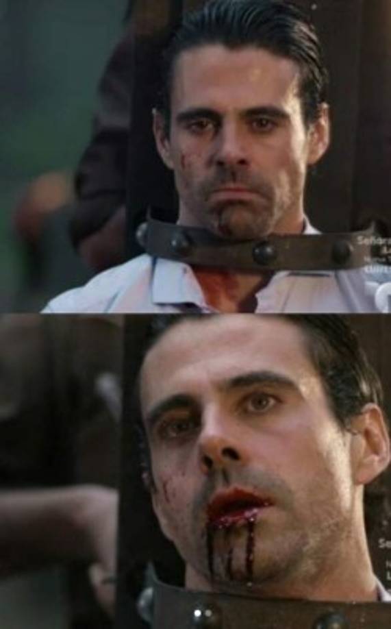 Escena de la muerte del personaje que tuvo un romance con Mónica Robles: Tony Pastrana.