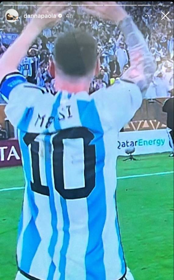 La actriz y cantante Danna Paola. 