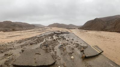 Las torrenciales lluvias que azotaron en los últimos día el sur de California, Estados Unidos, provocaron históricas inundaciones en uno de los lugares más calientes del mundo, el Valle de la Muerte.