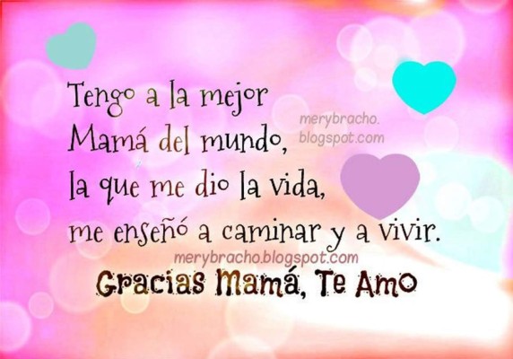 Bellas frases y poemas para Mamá