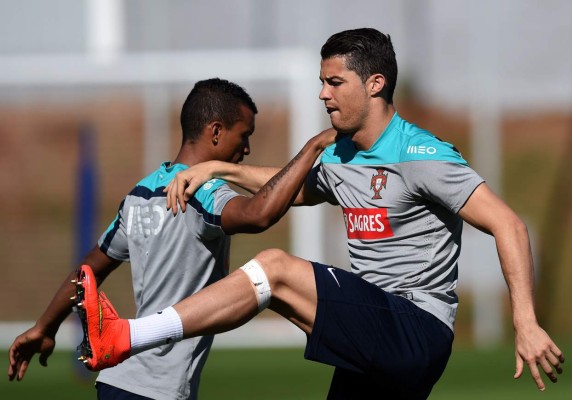 Cristiano Ronaldo se entrenó a baja intensidad