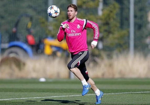 Ramos se integró a las prácticas del Real Madrid