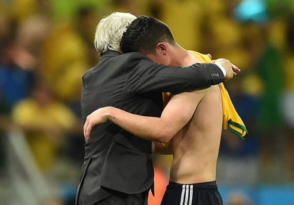 Las lágrimas de James, que se va del Mundial con seis goles