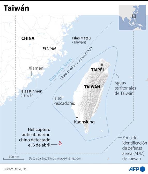 Las fuerzas armadas chinas “simularon fuego de precisión conjunto” contra <b>Taiwán</b> durante el fin de semana, según la cadena estatal CCTV