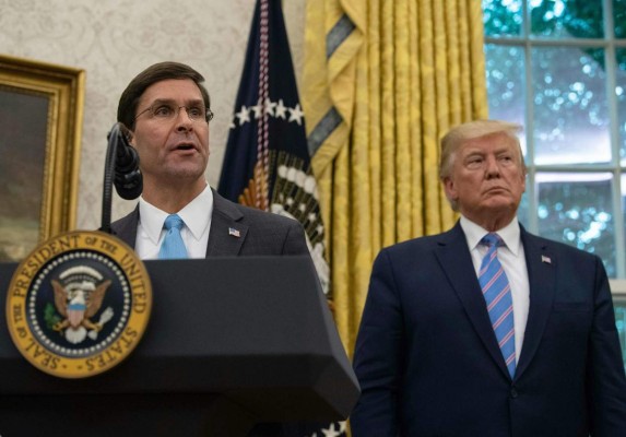 Trump despide a su secretario de Defensa, Mark Esper