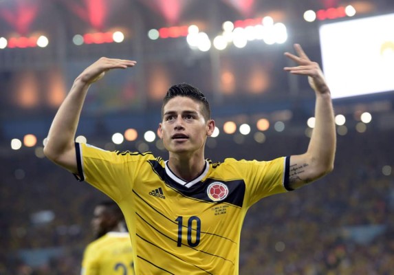 Un soberbio James guia a Colombia y se cita con Brasil en cuartos