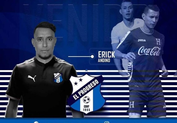 El Honduras Progreso anuncia fichaje de Erick Andino