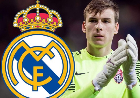 Real Madrid anuncia el fichaje del joven portero ucraniano Andriy Lunin