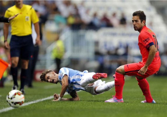 Barcelona no encontró el camino y se atascó con un buen Málaga
