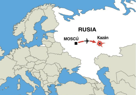 Boeing 737 se estrella en Rusia y mueren 50 personas 