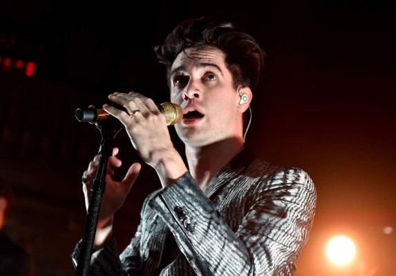of Panic! at the Disco performs at the Tower Theatre on January 19, 2016 in Los Angeles, California.