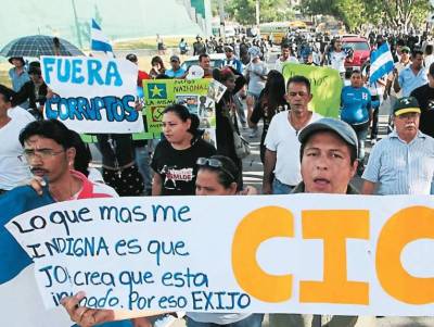 Hondureños piden la llegada de la CICIH | Fotografía de archivo