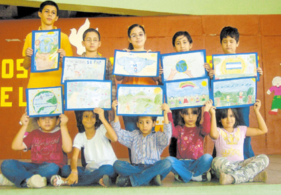 'Los niños queremos vivir felices y en paz”