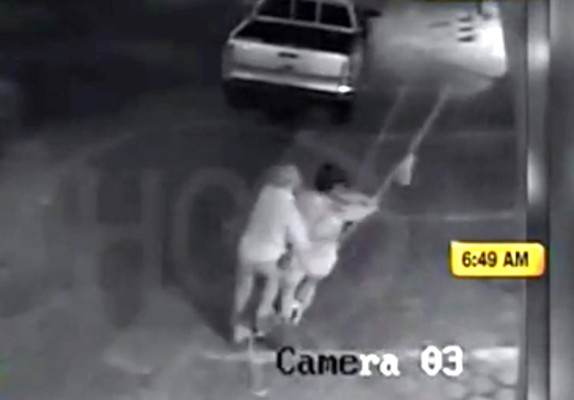 Video registra fuga de reo de una clínica en Tegucigalpa