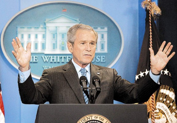 Bush critica relación entre Irak e Irán