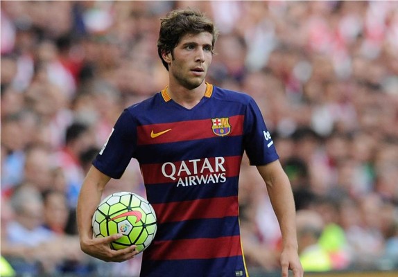 Sergi Roberto, ausente en prácticas del Barça