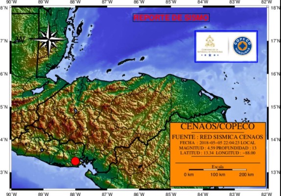 Copeco llama a mantener la calma ante actividad sísmica