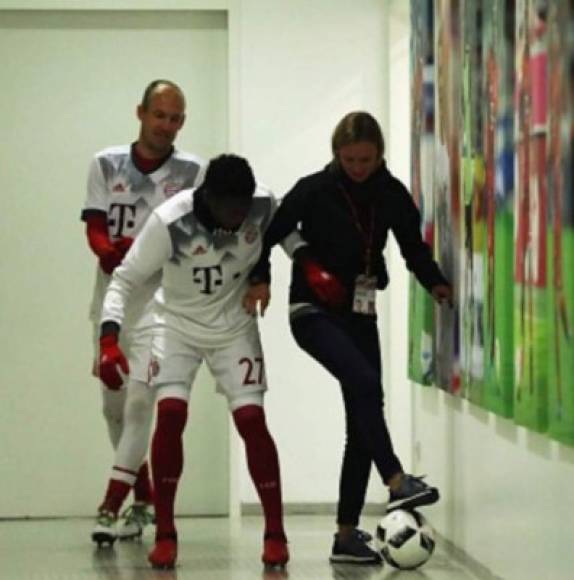 Kathleen Krüger ha mantenido una buena relación con los futbolistas que han pasado por el Bayern Múnich desde su etapa.